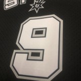 1993/1994  San Antonio Spurs Retro Black #9 PARKER 1:1 Quality NBA Season Jerseys
