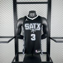 2023 San Antonio Spurs JORDAN Black #3 PAUL  1:1 Quality NBA Season Jerseys