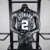 San Antonio Spurs camouflage #2 LEONARD 1:1 Quality NBA Season Jerseys