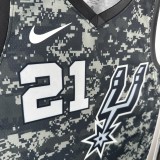 San Antonio Spurs camouflage #21 DUNCAN  1:1 Quality NBA Season Jerseys