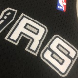 1993/1994  San Antonio Spurs Retro Black #9 PARKER 1:1 Quality NBA Season Jerseys