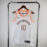 2024  San Antonio Spurs City Edition White #10 SOCHAN  1:1 Quality NBA Season Jerseys