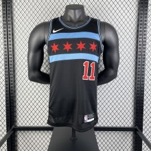 2019 Retro Chicago Bulls City Edition Black #1 ROSE 1:1  Quality NBA Season Jerseys