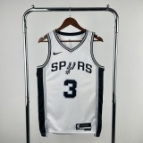 San Antonio Spurs White #3 PAUL  1:1 Quality NBA Season Jerseys