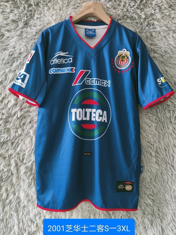 2001  Chivas  Third  Fans Retro 1:1 Quality Soccer Jersey