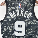 San Antonio Spurs camouflage #9 PARKER 1:1 Quality NBA Season Jerseys
