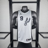 San Antonio Spurs Grey #9 PARKER   1:1 Quality NBA Season Jerseys