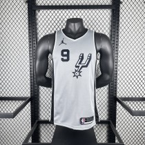 San Antonio Spurs Grey #9 PARKER   1:1 Quality NBA Season Jerseys