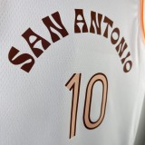 2024  San Antonio Spurs City Edition White #10 SOCHAN  1:1 Quality NBA Season Jerseys