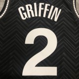 2021 Brooklyn Nets Reward Edition Black #2 GRIFFIN  1:1 Quality NBA Season Jerseys