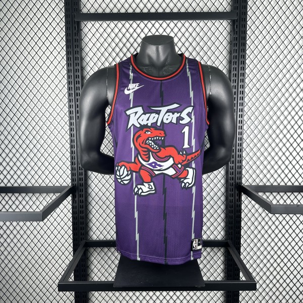 2026 Retro Toronto Raptors Purple  #1 MCGRADY  1:1 Quality NBA Season Jerseys