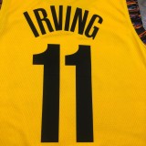 2020 Brooklyn Nets Commemorate Edition Yellow #11 IRVING  1:1 Quality NBA Season Jerseys