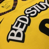 2020 Brooklyn Nets Commemorate Edition Yellow #2 GIFFIN  1:1 Quality NBA Season Jerseys