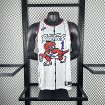 2026 Retro Toronto Raptors White #1 MCGRADY  1:1 Quality NBA Season Jerseys