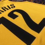 2020 Brooklyn Nets Commemorate Edition Yellow  #12 HARRIS  1:1 Quality NBA Season Jerseys