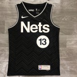 2021 Brooklyn Nets Reward Edition Black #13 HARDEN  1:1 Quality NBA Season Jerseys