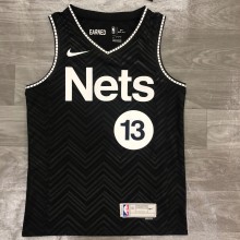 2021 Brooklyn Nets Reward Edition Black #13 HARDEN  1:1 Quality NBA Season Jerseys