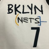 Brooklyn Nets City Edition Graffiti White #7 DURANT   1:1 Quality NBA Season Jerseys