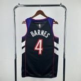 2025  Toronto Raptors RETRO #4 BARNES 1:1 Quality NBA Jersey