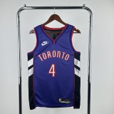 2025  Toronto Raptors RETRO #4 BARNES 1:1 Quality NBA Jersey