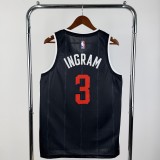 2026 Toronto Raptors City Edition Black  #3 INGRAM  1:1 Quality NBA Season Jerseys