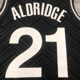 2021 Brooklyn Nets Reward Edition Black #21 ALDRIDGE  1:1 Quality NBA Season Jerseys