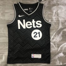 2021 Brooklyn Nets Reward Edition Black #21 ALDRIDGE  1:1 Quality NBA Season Jerseys