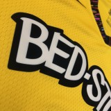 2020 Brooklyn Nets Commemorate Edition Yellow #7 DURANT  1:1 Quality NBA Season Jerseys