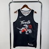2026 Toronto Raptors City Edition Black #15 CARTER   1:1 Quality NBA Season Jerseys