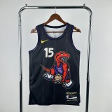 2025  Toronto Raptors City Edition #15 CARTER   1:1 Quality NBA Jersey