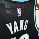 2026  Trail Blazerst   City Edition Black #16 YANG  1:1 Quality NBA Jersey