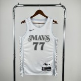 2025  Dallas Mavericks City Edition #77 DONCIC  1:1 Quality NBA Jersey