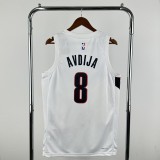 2026  Trail Blazerst   White  #8 AVDIJA  1:1 Quality NBA Jersey