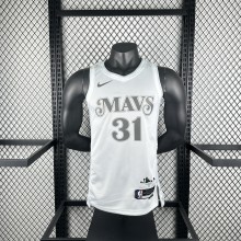 2025  Dallas Mavericks City Edition #31 THOMPSON  1:1 Quality NBA Jersey