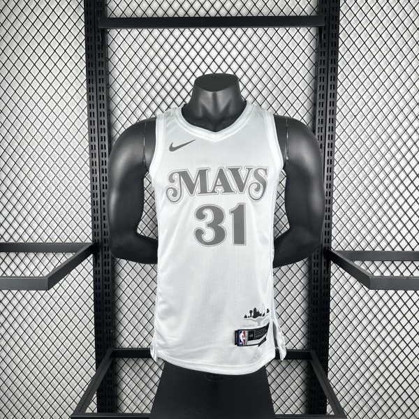 2025  Dallas Mavericks City Edition #31 THOMPSON  1:1 Quality NBA Jersey