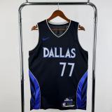 2026 Dallas Mavericks City Edition Black #77 DONCIC  1:1 Quality NBA Season Jerseys