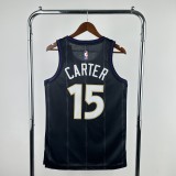 2025  Toronto Raptors City Edition #15 CARTER   1:1 Quality NBA Jersey