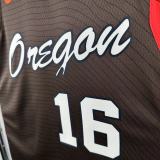 2021  Trail Blazers Black #16 YANG  1:1 Quality NBA Jersey