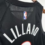 2026 Trail Blazerst Black  # 0 Lillard  1:1 Quality NBA Jersey
