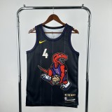 2025  Toronto Raptors City Edition #4 BARNES    1:1 Quality NBA Jersey