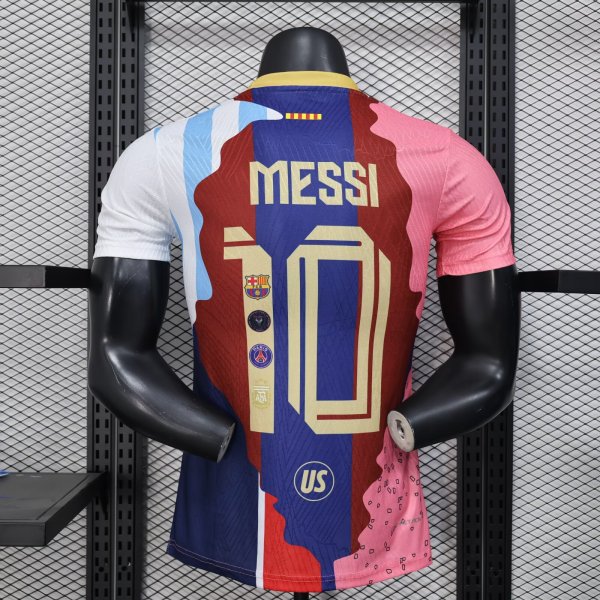 25/26 Barcelona Messi#10 Commemorative Edition  PLayer 1:1 Quality Soccer Jersey