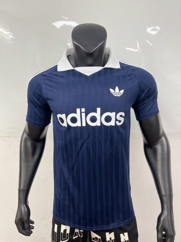 25/26 Adidas Clover Oasis #25 POLO T-shirt Blue  Player 1:1 Quality Soccer Jersey