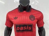 25/26 Adidas Clover Oasis #25 POLO T-shirt Red  Player 1:1 Quality Soccer Jersey