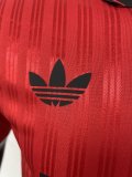 25/26 Adidas Clover Oasis #25 POLO T-shirt Red  Player 1:1 Quality Soccer Jersey