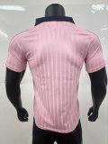 25/26 Adidas Clover Oasis  POLO T-shirt Pink Player 1:1 Quality Soccer Jersey