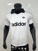 25/26 Adidas Clover Oasis  POLO T-shirt White Player 1:1 Quality Soccer Jersey