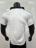 25/26 Adidas Clover Oasis  POLO T-shirt White Player 1:1 Quality Soccer Jersey