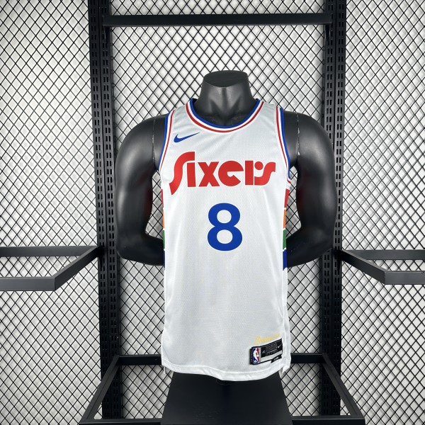 2025  Philadelphia 76ers City Edition #8 GEORGE   1:1 Quality NBA Season Jerseys