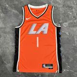 2026  Los Angeles Clippers Orange City Edition #1 HARDEN  1:1 Quality NBA Jersey