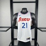 2025  Philadelphia 76ers City Edition #21 EMBIID   1:1 Quality NBA Season Jerseys